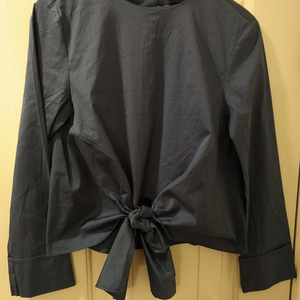 *Final Sale!!* Zara Woman Front Knot Top Blouse. - Picture 3 of 4